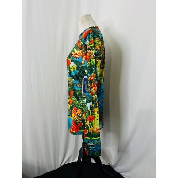 Men’s Medium Maui Wowie Shirt Burton Dry Ride Multicolor Long Sleeve Crewneck - Picture 8 of 15